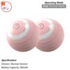 Interactive Cat Ball Toy with Automatic Rolling Tail & Rechargeable Smart Mouse
