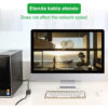 Ethernet Cable Extender – RJ45 Cat 5/6/6a Coupler Connector | Female to Female Extender for Seamless Network Connection
